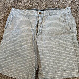 J-Crew Khaki Striped Khaki Shorts